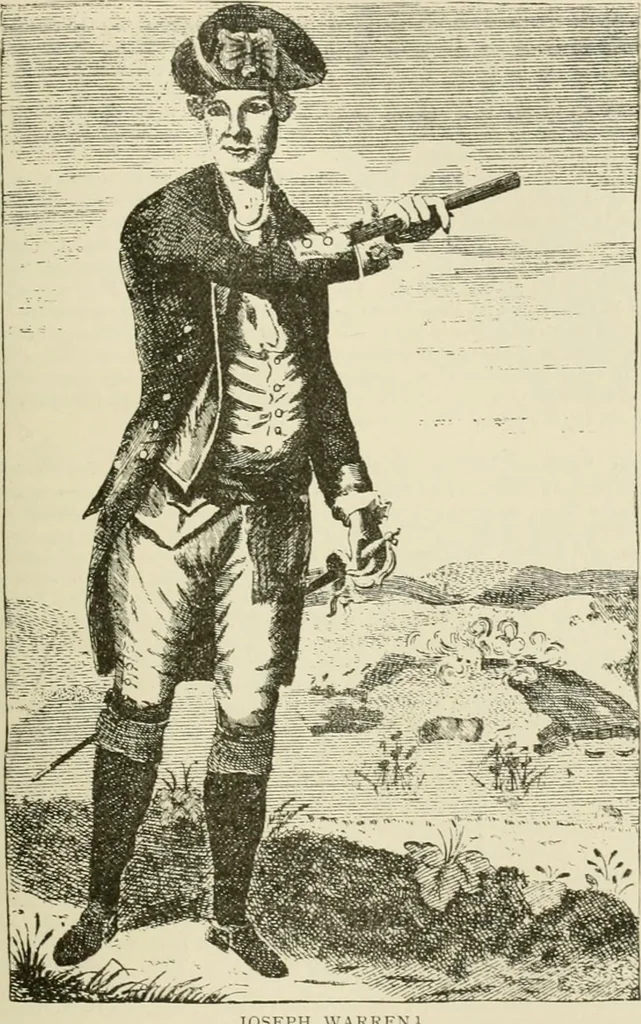 An illustration from Narrative and critical history of America, 1884, leaf 210