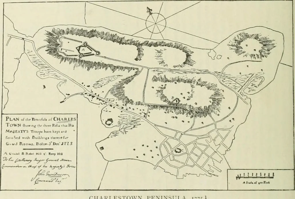 An illustration from Narrative and critical history of America, 1884, leaf 215