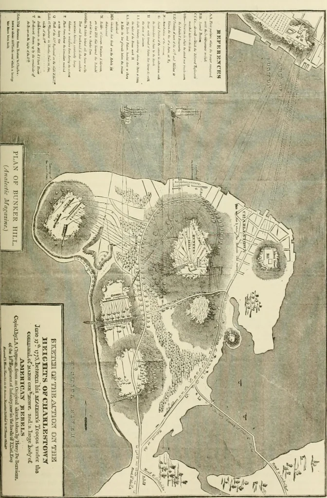 An illustration from Narrative and critical history of America, 1884, leaf 216