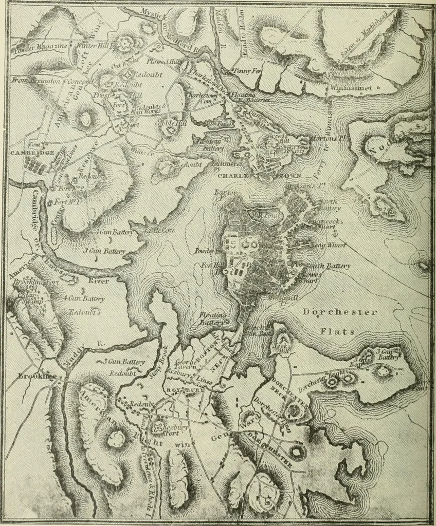 An illustration from Narrative and critical history of America, 1884, leaf 223
