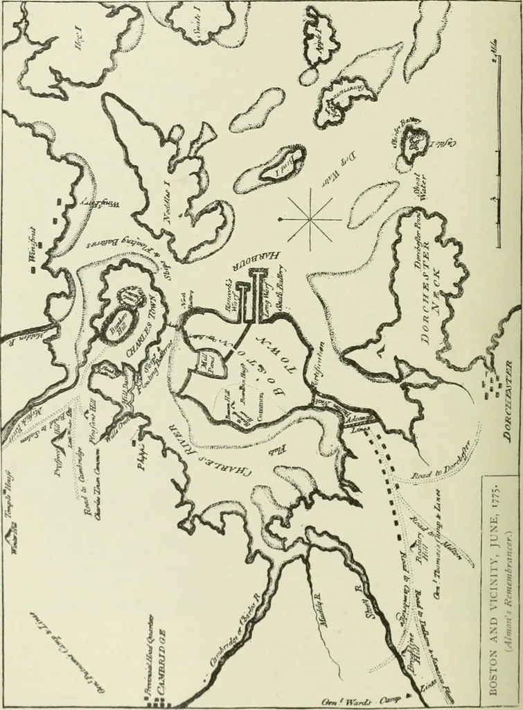 An illustration from Narrative and critical history of America, 1884, leaf 225