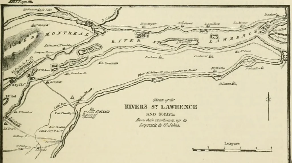An illustration from Narrative and critical history of America, 1884, leaf 232