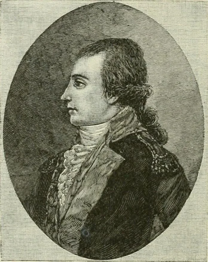 An illustration from Narrative and critical history of America, 1884, leaf 237