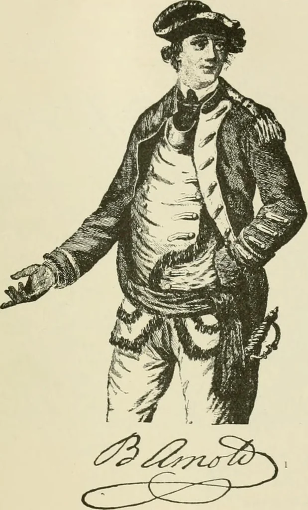 An illustration from Narrative and critical history of America, 1884, leaf 240
