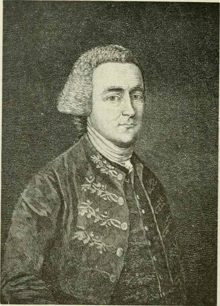 An illustration from Narrative and critical history of America, 1884, leaf 287