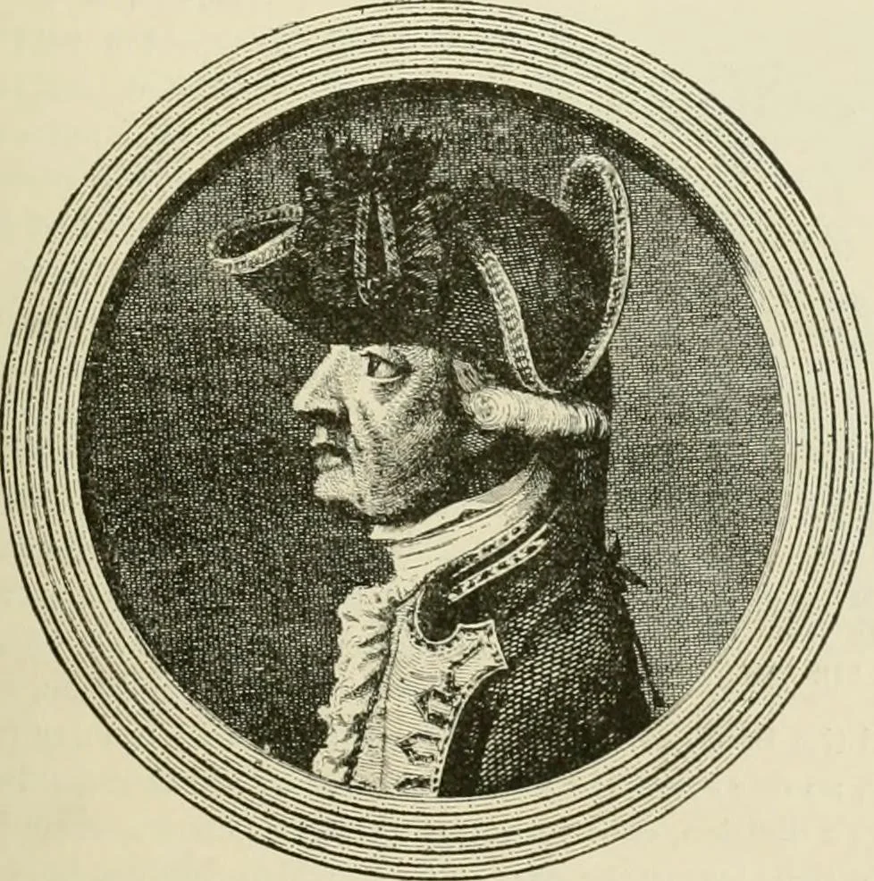 An illustration from Narrative and critical history of America, 1884, leaf 294