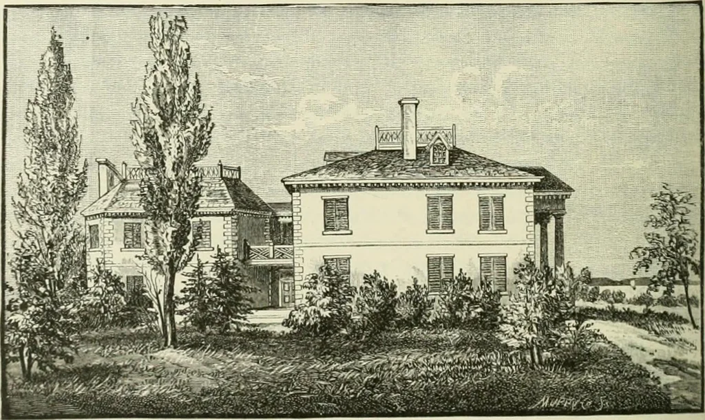 An illustration from Narrative and critical history of America, 1884, leaf 301