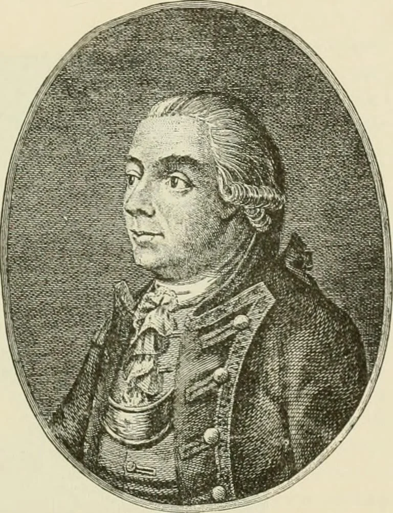 An illustration from Narrative and critical history of America, 1884, leaf 324