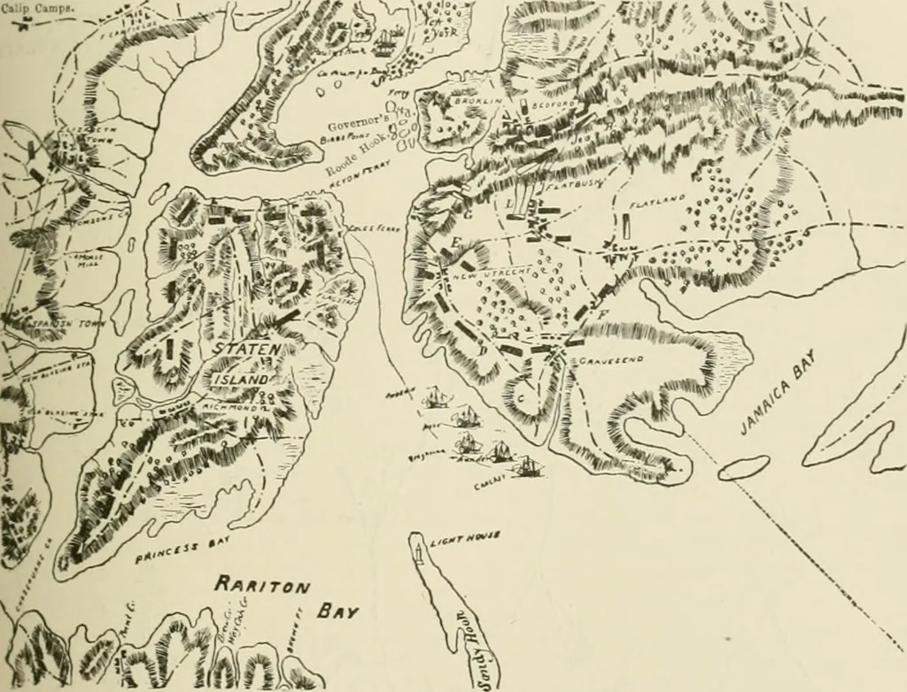 An illustration from Narrative and critical history of America, 1884, leaf 344
