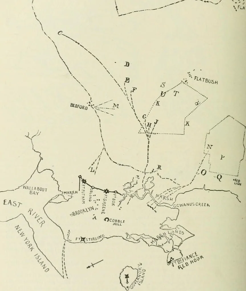 An illustration from Narrative and critical history of America, 1884, leaf 345