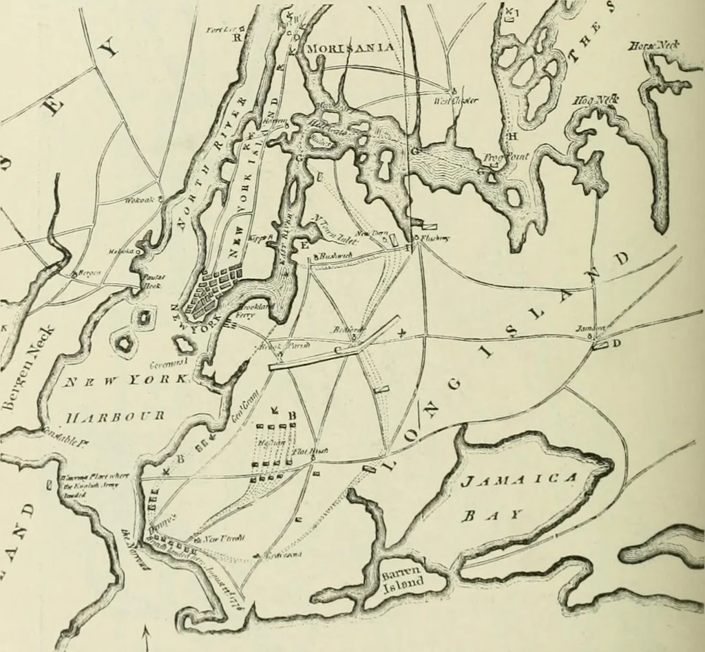 An illustration from Narrative and critical history of America, 1884, leaf 361