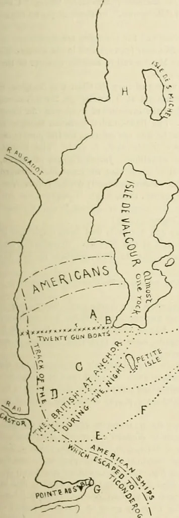 An illustration from Narrative and critical history of America, 1884, leaf 364