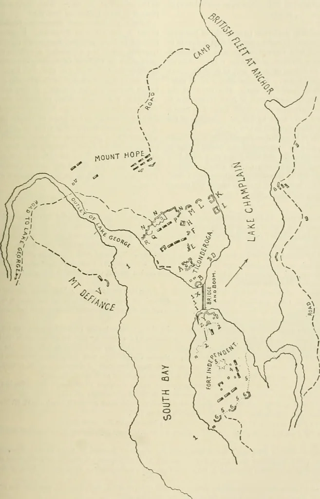 An illustration from Narrative and critical history of America, 1884, leaf 370