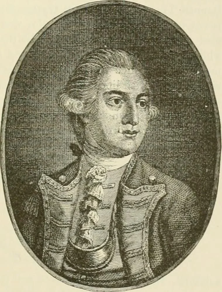 An illustration from Narrative and critical history of America, 1884, leaf 386