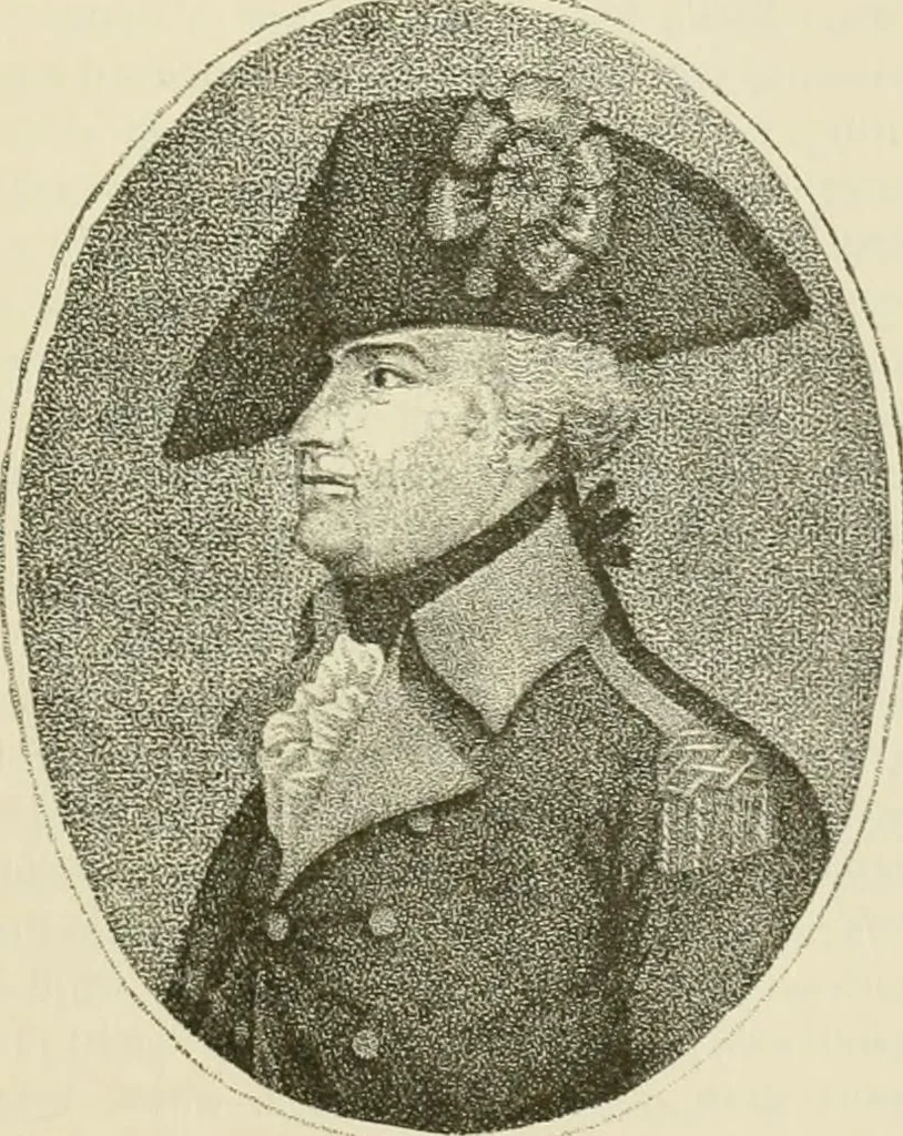 An illustration from Narrative and critical history of America, 1884, leaf 402