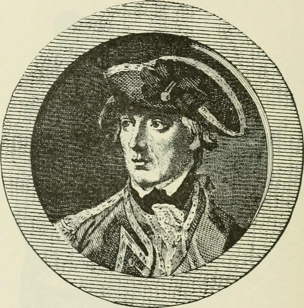 An illustration from Narrative and critical history of America, 1884, leaf 435