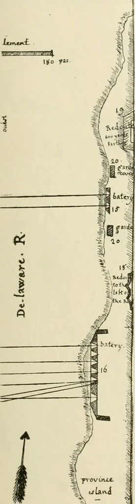 An illustration from Narrative and critical history of America, 1884, leaf 450