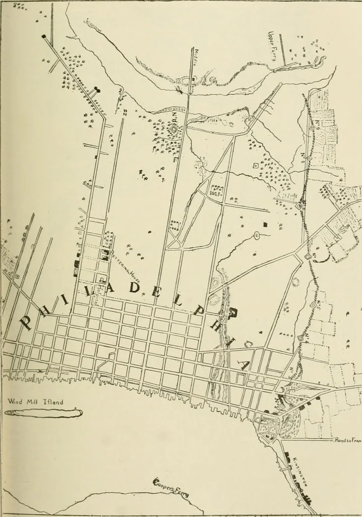 An illustration from Narrative and critical history of America, 1884, leaf 458