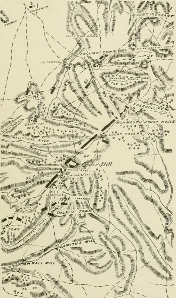 An illustration from Narrative and critical history of America, 1884, leaf 462