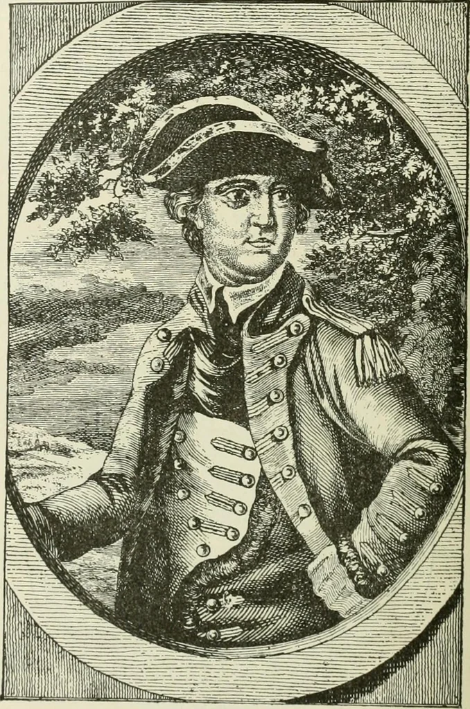 An illustration from Narrative and critical history of America, 1884, leaf 465