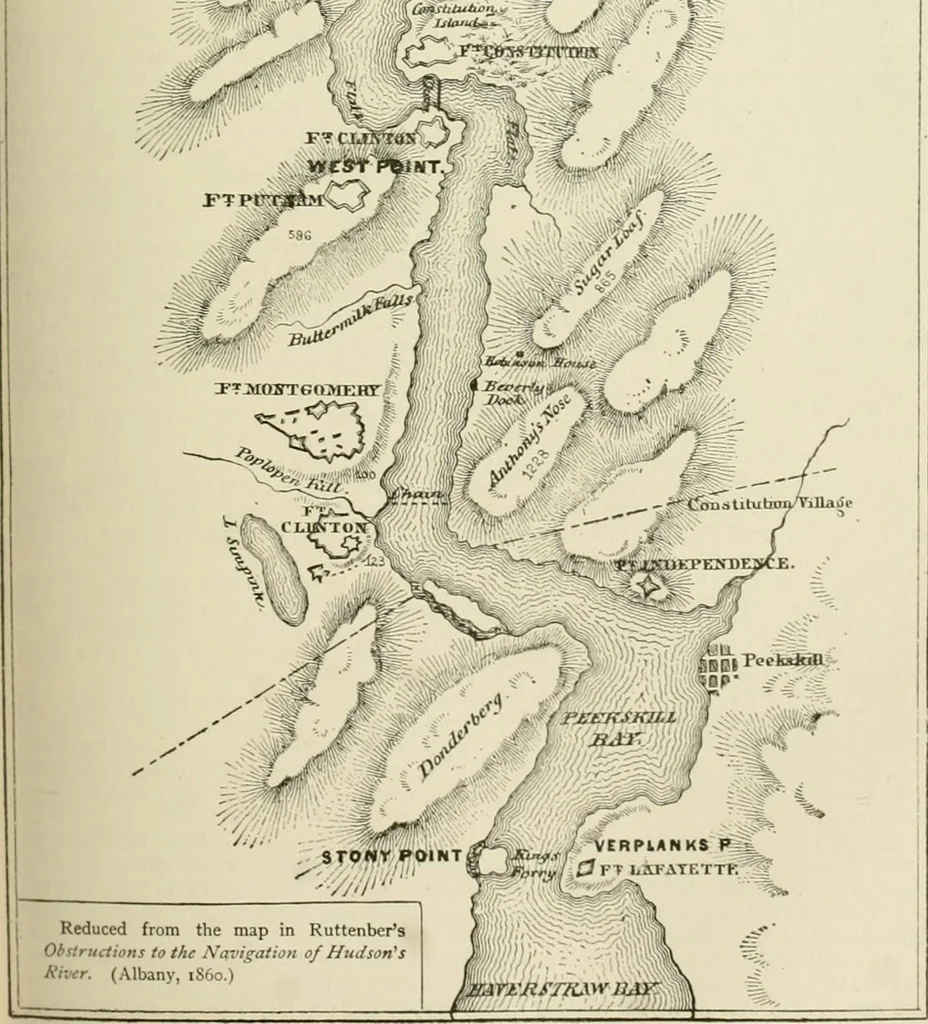 An illustration from Narrative and critical history of America, 1884, leaf 482