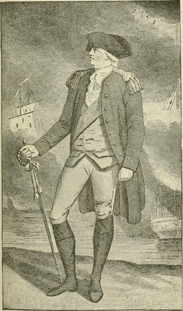 An illustration from Narrative and critical history of America, 1884, leaf 520