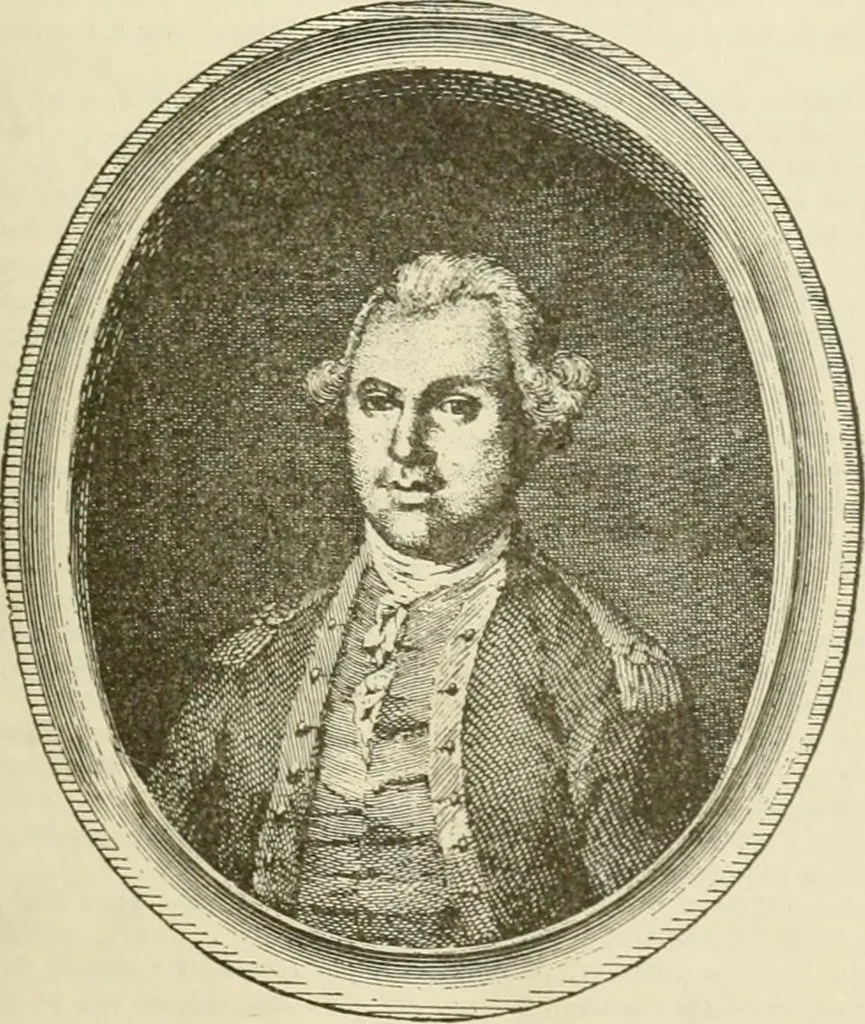 An illustration from Narrative and critical history of America, 1884, leaf 526