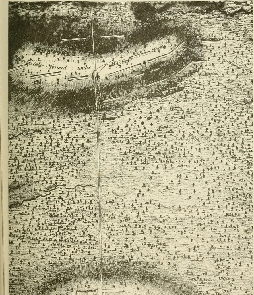 An illustration from Narrative and critical history of America, 1884, leaf 560
