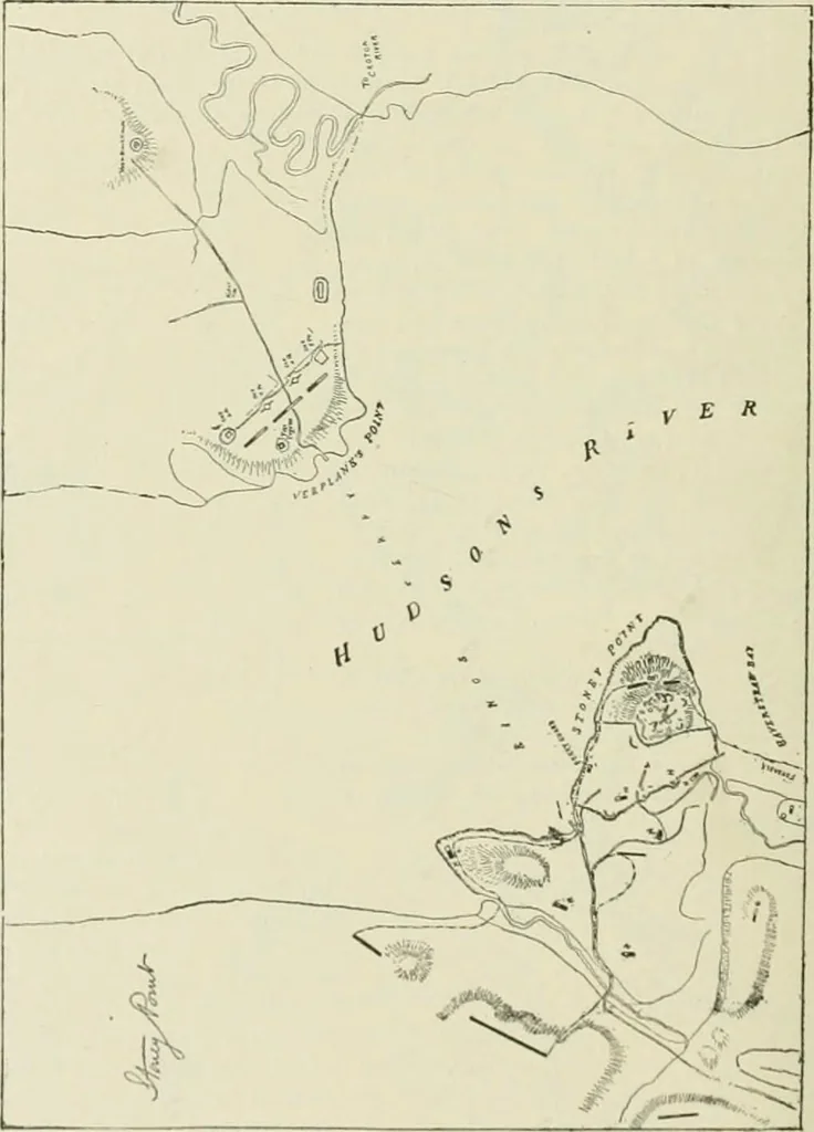 An illustration from Narrative and critical history of America, 1884, leaf 575