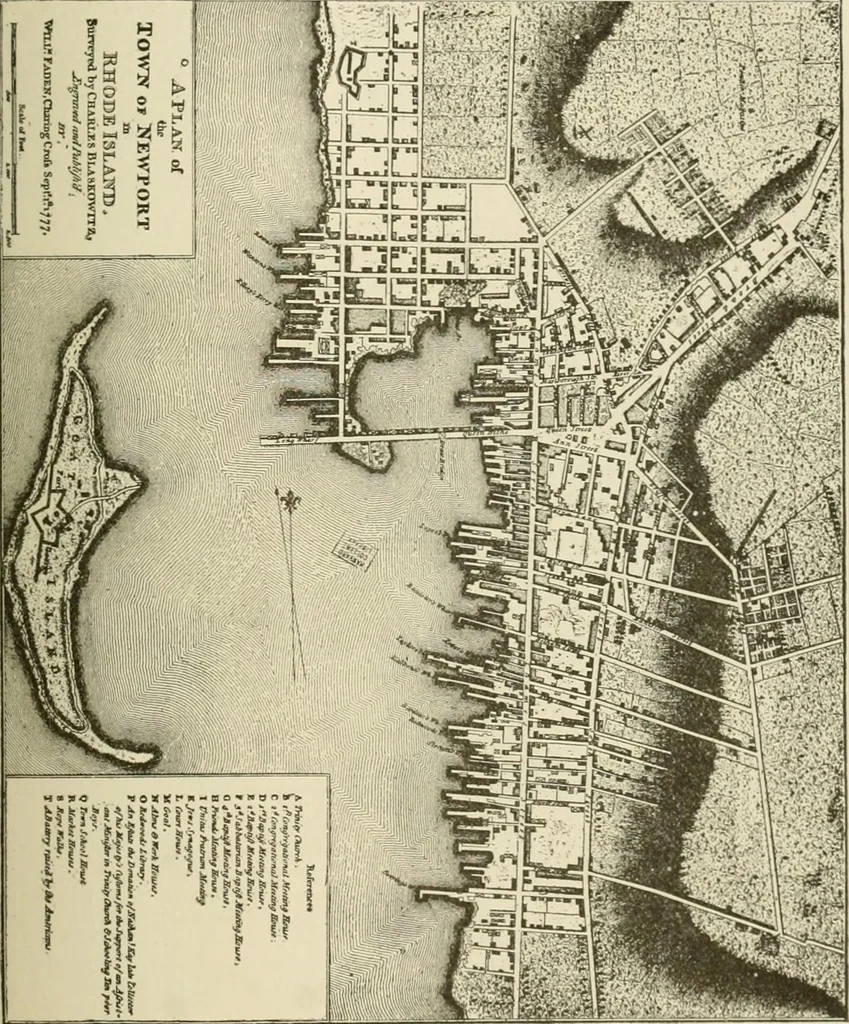 An illustration from Narrative and critical history of America, 1884, leaf 614