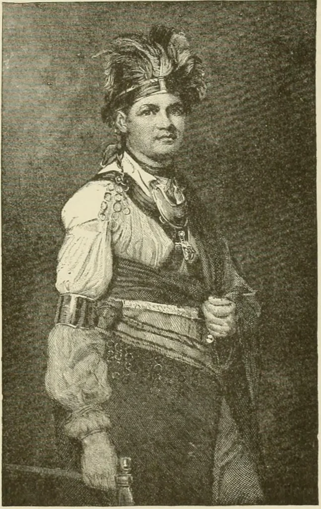 An illustration from Narrative and critical history of America, 1884, leaf 642