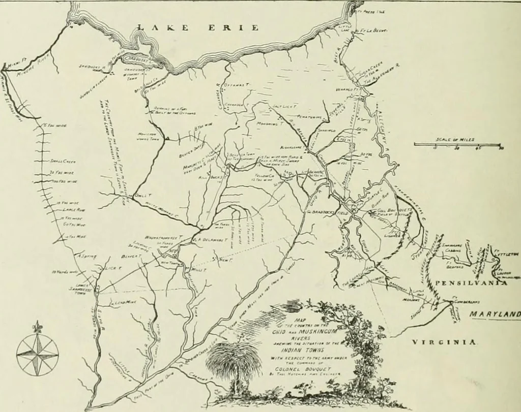 An illustration from Narrative and critical history of America, 1884, leaf 713