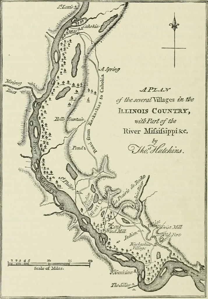 An illustration from Narrative and critical history of America, 1884, leaf 717