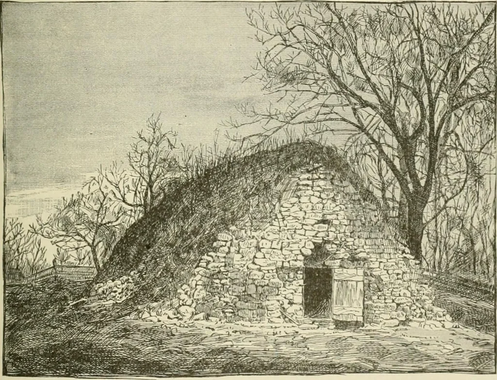 An illustration from Narrative and critical history of America, 1884, leaf 720