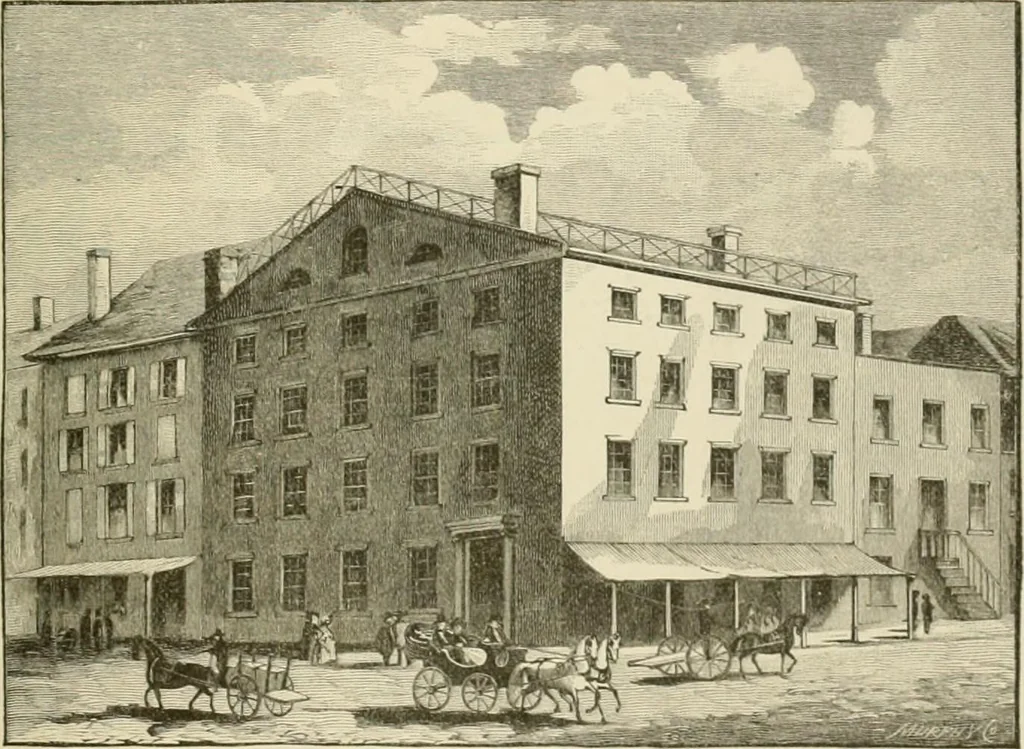An illustration from Narrative and critical history of America, 1884, leaf 764