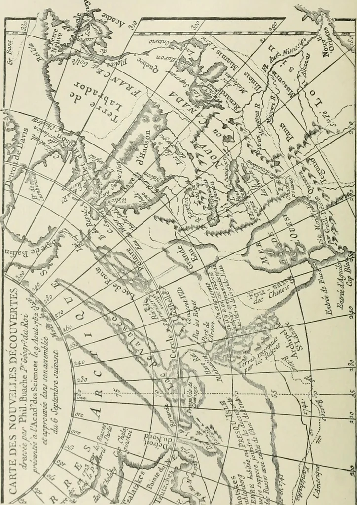 An illustration from Narrative and critical history of America, 1884, leaf 125
