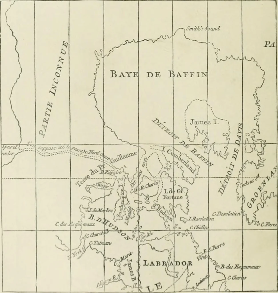 An illustration from Narrative and critical history of America, 1884, leaf 129