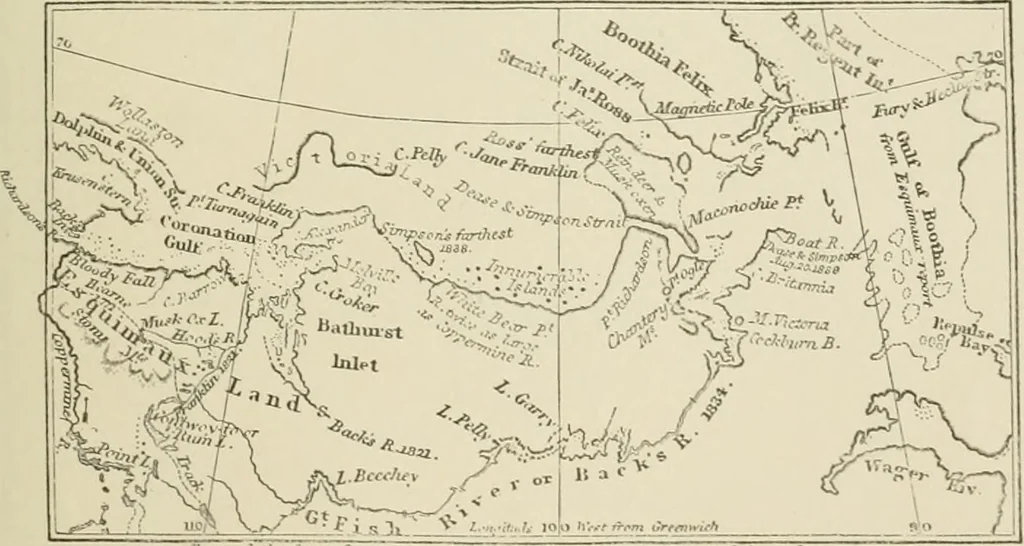 An illustration from Narrative and critical history of America, 1884, leaf 134