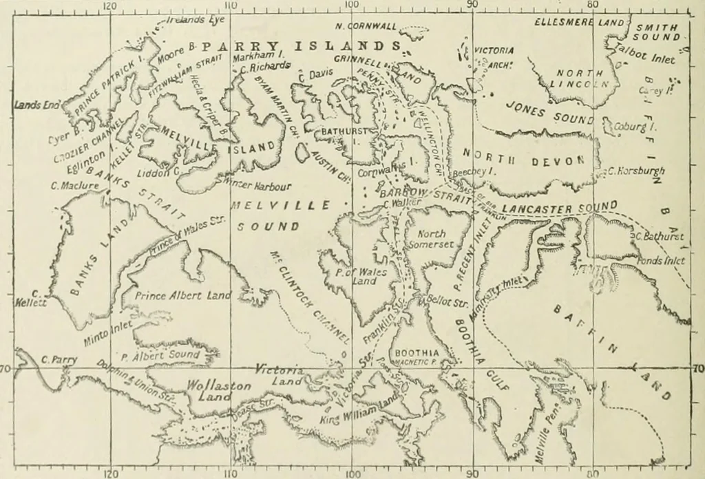 An illustration from Narrative and critical history of America, 1884, leaf 137