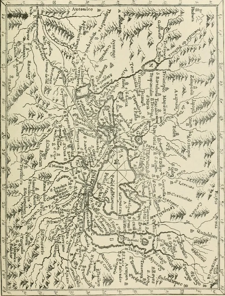 An illustration from Narrative and critical history of America, 1884, leaf 216
