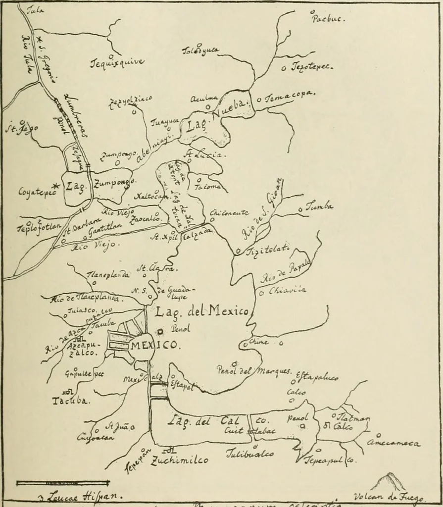 An illustration from Narrative and critical history of America, 1884, leaf 218