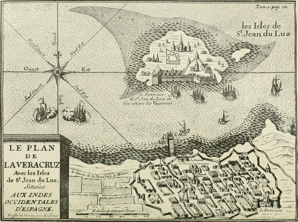 An illustration from Narrative and critical history of America, 1884, leaf 219