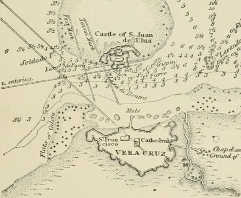 An illustration from Narrative and critical history of America, 1884, leaf 220