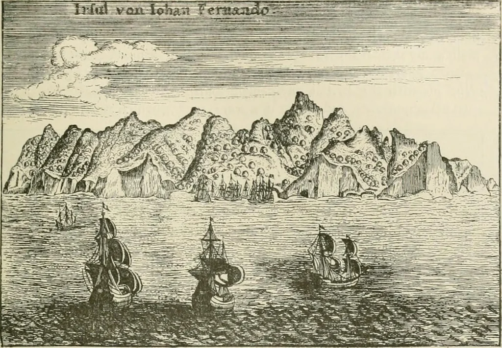 An illustration from Narrative and critical history of America, 1884, leaf 222