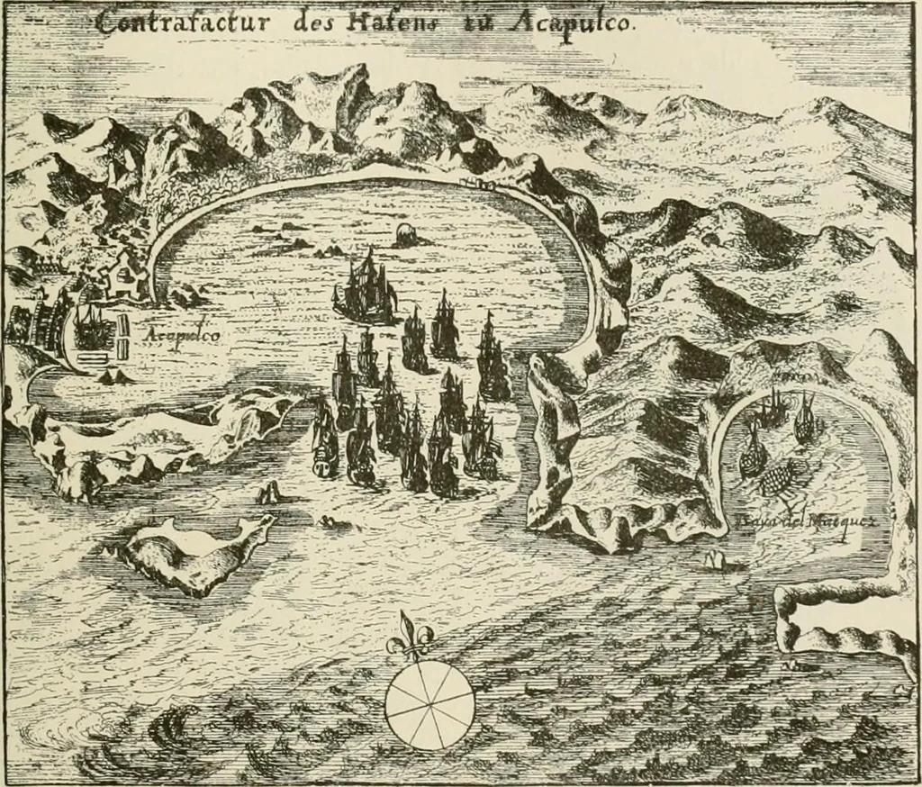 An illustration from Narrative and critical history of America, 1884, leaf 224