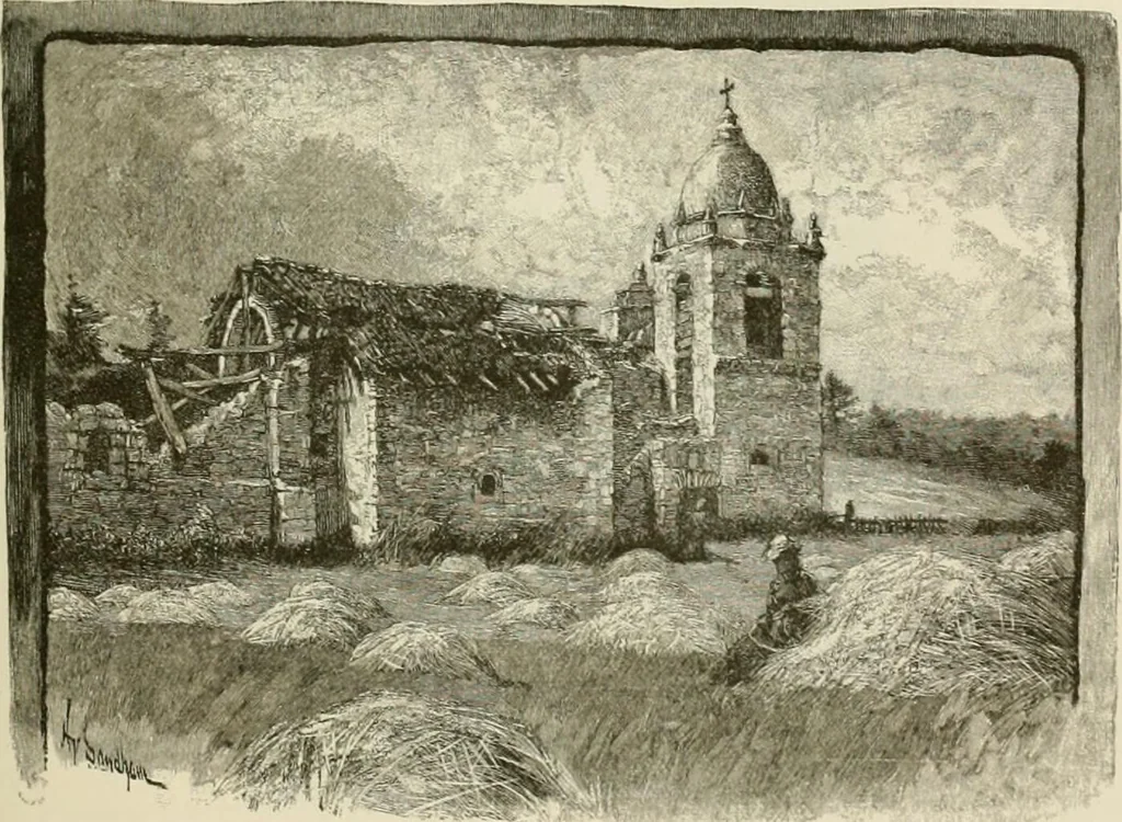 An illustration from Narrative and critical history of America, 1884, leaf 228
