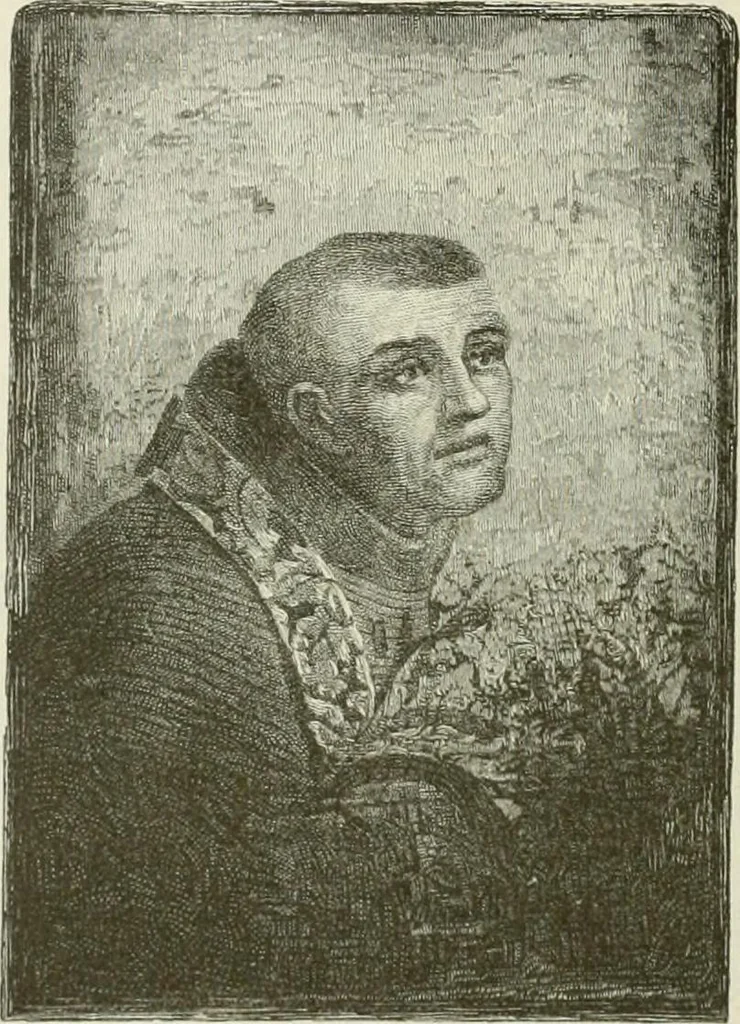 An illustration from Narrative and critical history of America, 1884, leaf 229