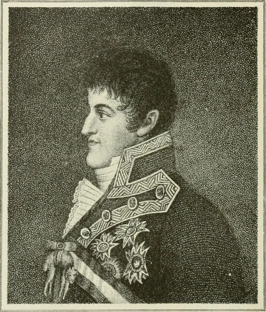 An illustration from Narrative and critical history of America, 1884, leaf 239