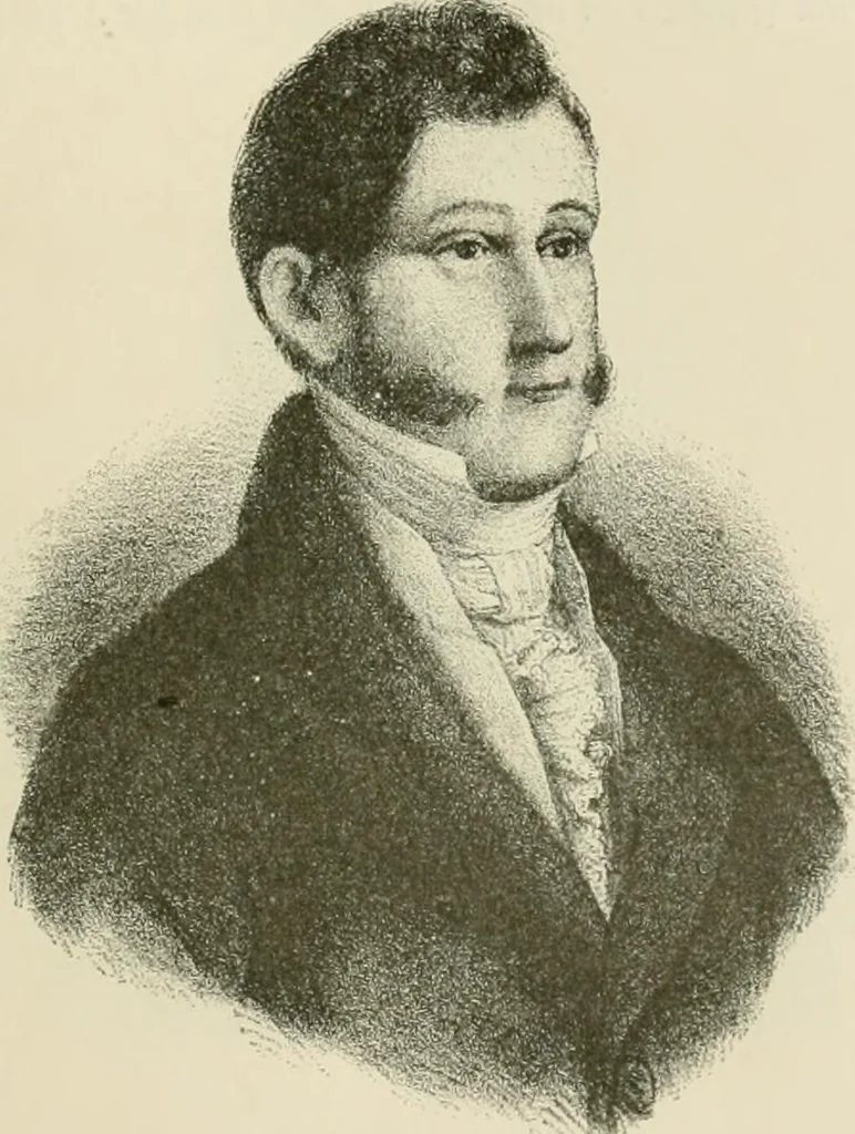 An illustration from Narrative and critical history of America, 1884, leaf 240