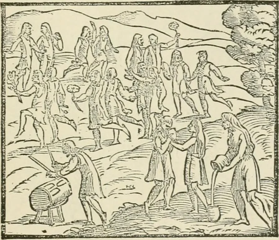 An illustration from Narrative and critical history of America, 1884, leaf 248